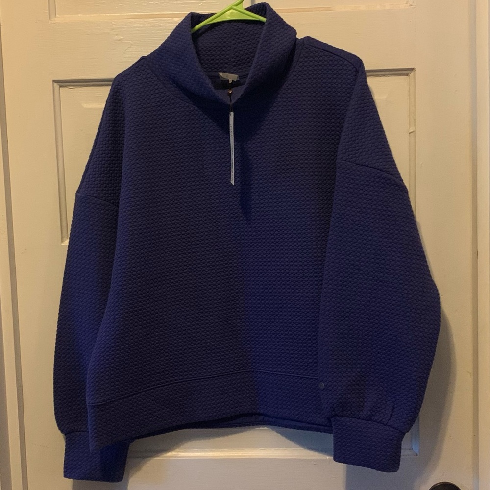 Calia purple work out sweater